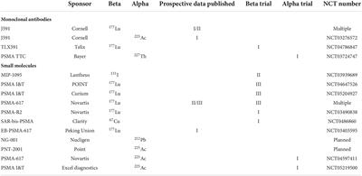 Prostate specific membrane antigen binding radiopharmaceuticals: Current data and new concepts